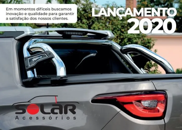 Santo Antônio Fiat Toro Cromado Solar 