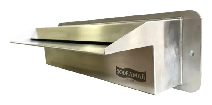 Cascata Em Aço Inox 304 P/ Piscina Naburi Sodramar 100 Cm - Entrega Grátis