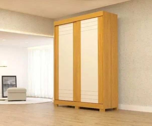 Guarda Roupa Ayla 2 Portas acp Móveis 100% MDF - Promoção 
