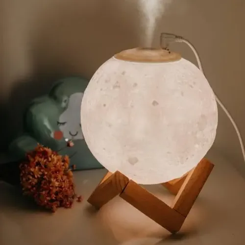 Lua Luminária e Umidificador 800ml