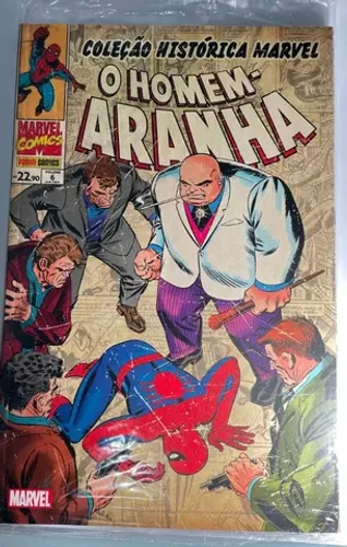 Coleção Histórica Marvel Homem-Aranha Volume 06 Panini Comics lacrada quadrinhos spiderman