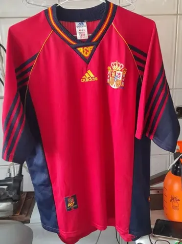 CAMISA SELECAO ESPANHA ADIDAS COPA 1998 FRANCA FRETE GRATIS