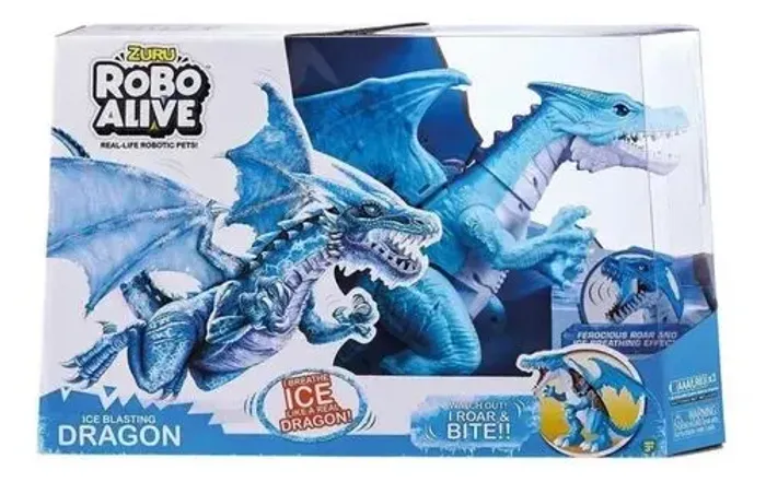 Robô dragão azul 