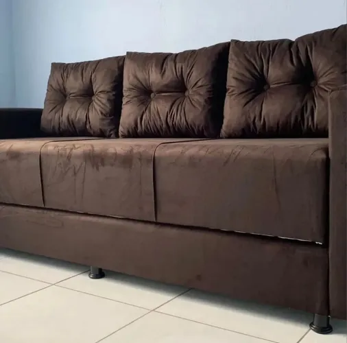 SOFÁ CAMA 3 lugares MODERNO e BARATO!