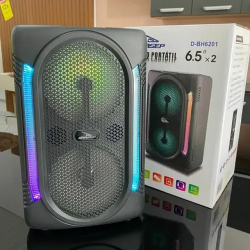 Caixa de Som Bluetooth c/ Microfone 30W Grasep D-BH6201