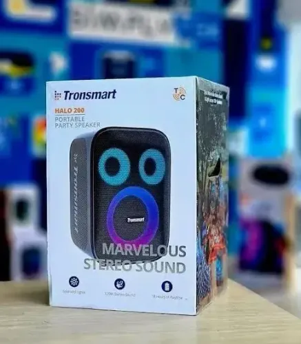 Caixa de Som Bluetooth Tronsmart Halo 200 - 120W - Mais alta que Boombox