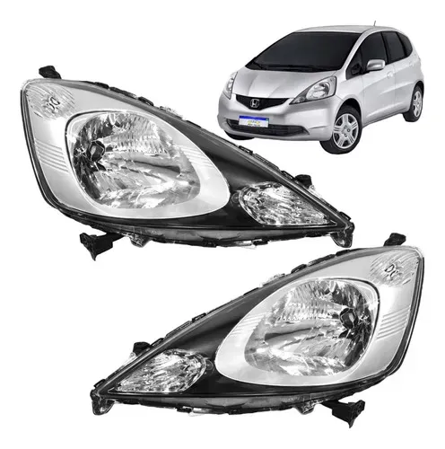 Par Farol Honda Fit 2009 2010 2011 2012 Dianteiro Novo