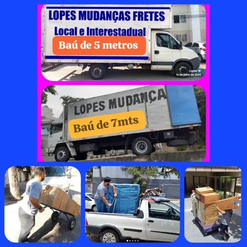 Mudança Mudanças Fretes caminhão ajudantes montador rio e interestadual