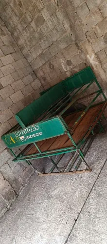 Suporte expositor para transporte de botijão de Gás 