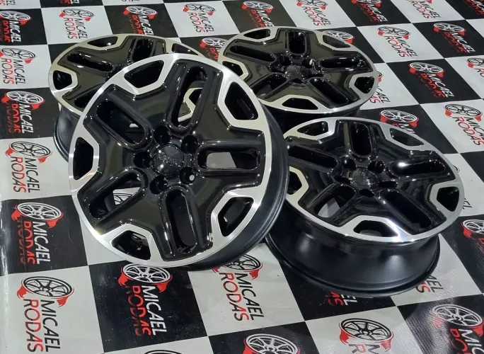 Jogo de Rodas aro 17 Jeep Renegade Trailhawk 5x110 Originais Mopar Zeradas