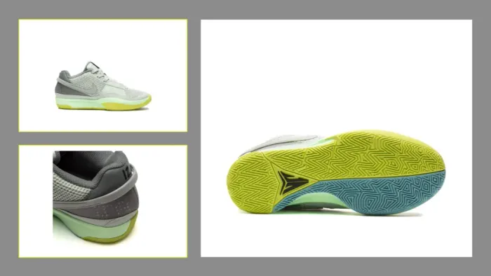 Tênis Nike JA 1 "Ja Morant" - Light Silver/Granite-Cyber- Air zoom - Consulte Tamanho