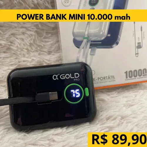 Power Bank Mini 10.000 mAh - ?'GOLD PRO