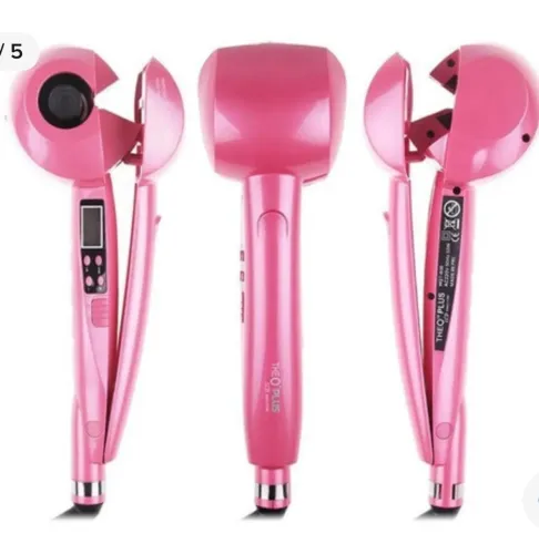 Modelador de Cabelo Automático Rosa