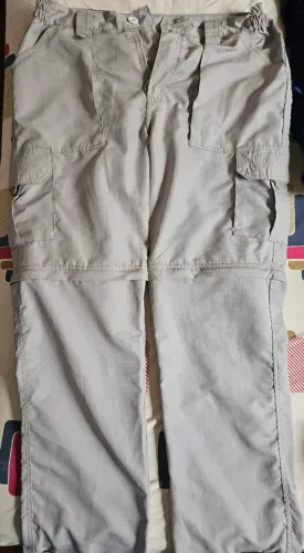 2Calças/Bermudas de Trekking Conversível