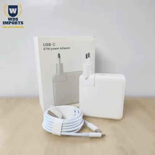 Fonte Carregador Compatível Macbook Pro Usb Tipo C 87w
