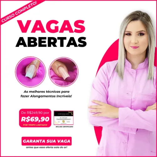 Curso Online de Alongamento Unhas ? Aprenda Técnicas Profissionais
