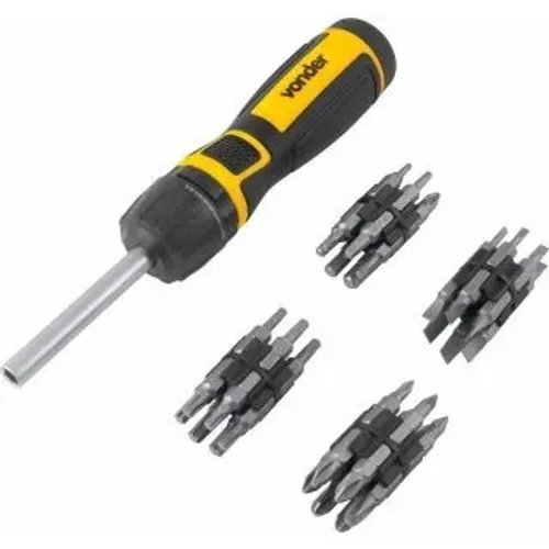 JOGO DE BITS/PONTEIRA VONDER C/49PCS 1/4POL