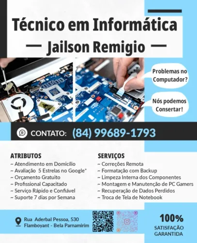 Serviços de Manutenção de PC, Notebook, Netbook #promoção