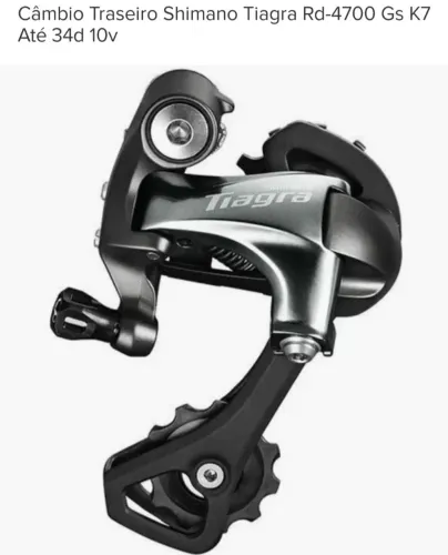 Câmbio Traseiro Shimano Tiagra RD-4700 GS K7 10v