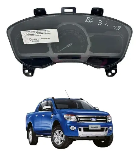 Painel Instrumentos Ford Ranger 3.2 2013 2014 2015 2016 Preto