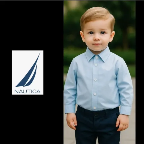 Camisa social Nautica - 2 anos