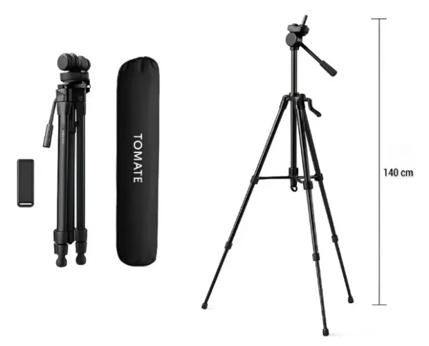 Tripé Tomate original 1.40cm + bolsa de transporte