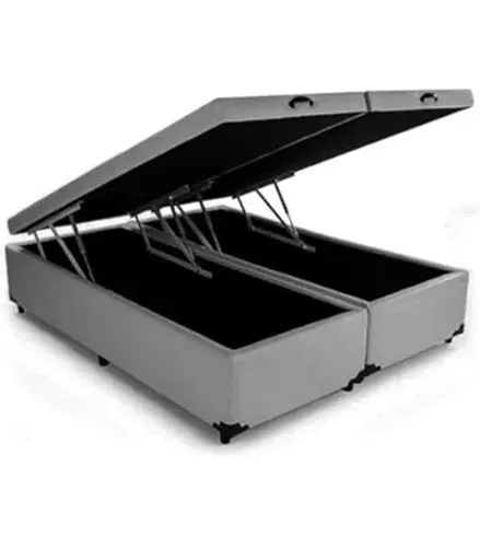 Cama box Bau Queen Novo