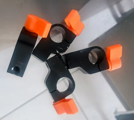 04 Braçadeiras de montagem FolowFocus de 1/4
