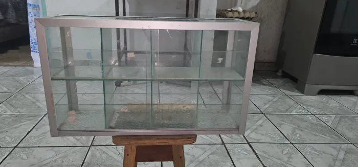 Baleiro de bombons de vidro