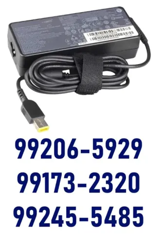 Fonte Carregador Lenovo Thinkpad Ponta Quadrada Usb Bico Amarelo