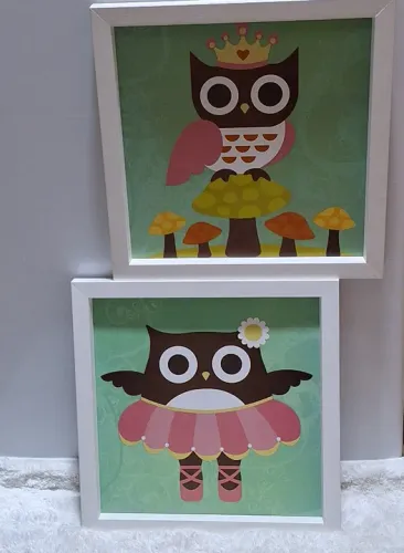 Kit de Quadros Coruja - Tok&Stok