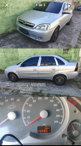 Chevrolet Corsa Sed. Premium 1.4 8V Econoflex 4P 2011