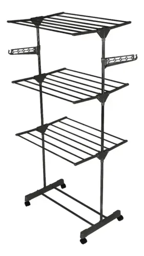 VARAL DE CHÃO DESMONTÁVEL 3 ANDARES 165*55*120CM FASTERR
