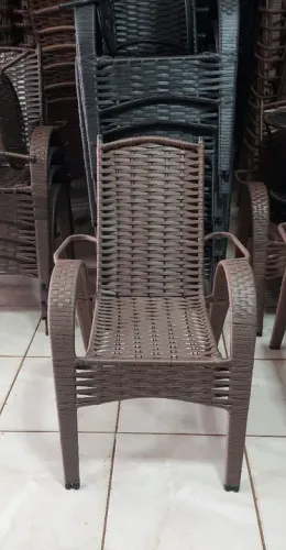 Cadeiras de junco sintético novas