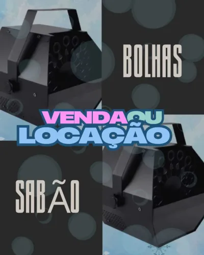 LOCAÇÃO DE MAQUINAS DE BOLHAS DE SABAO,FUMAÇA E NEVE ARTIFICIAL