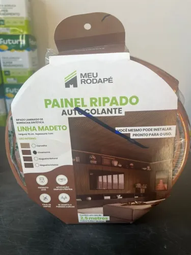painel ripado madeto cinamomo 10x1 - 2,5M