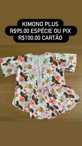 Saída de praia plus size
