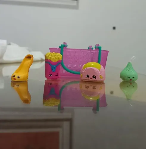 Shopkins Sortidos + Cesta - Original série 3