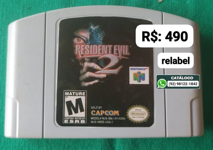 Resident Evil 2 RELABEL = R$: 490