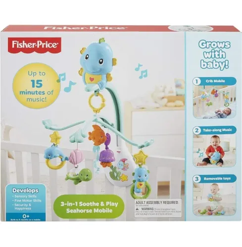 Móbile 3 em 1 Fisher-Price fundo do mar