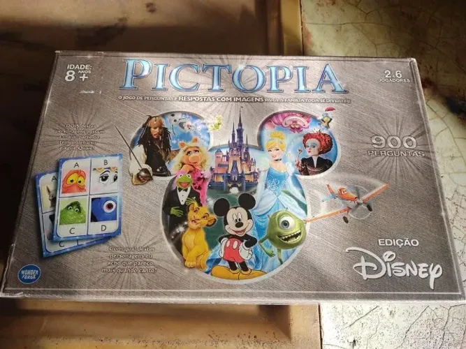 Jogo Pictopia Edição Disney - Brinquedo Completo