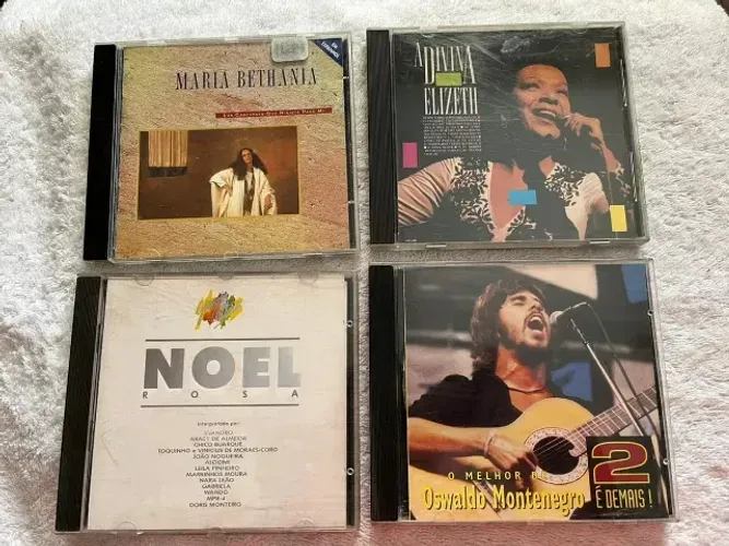 4 CDS MÚSICAS BRASILEIRA
