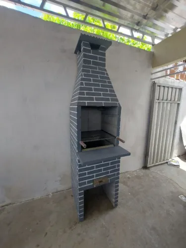 Churrasqueira pre moldada de tijolo 