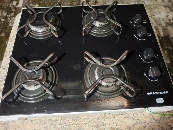 Cooktop 4 bocas Brastemp 