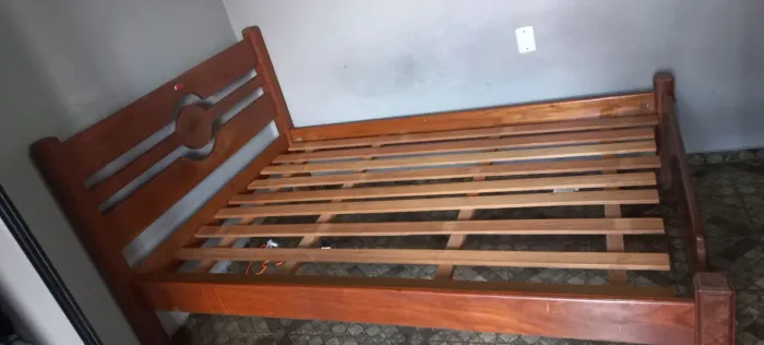 Cama casal + colchão $$450
