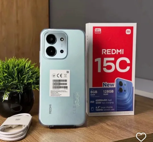 Xiaomi Redmi 15C 128/4+4GB Novo Lacrado Entrego