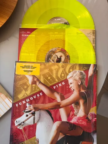 Vinil P!nk Funhouse Discos coloridos
