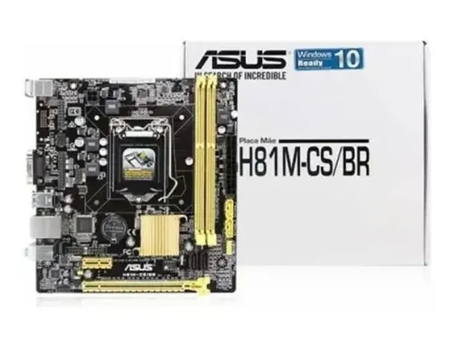 Placa mãe 1150 ASUS H81M-CS/BR