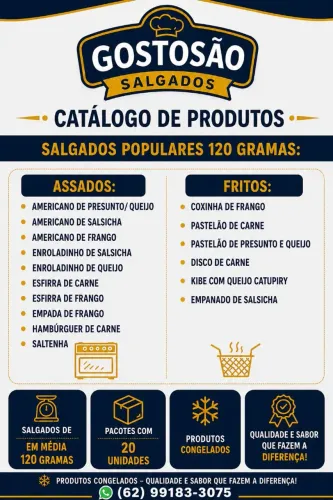 SALGADOS POPULARES! LEIA O ANÚNCIO!
