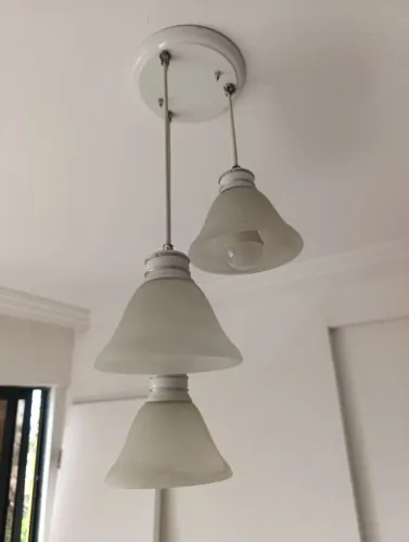 Luminárias Pendente Lustre Sino 3 Lâmpadas